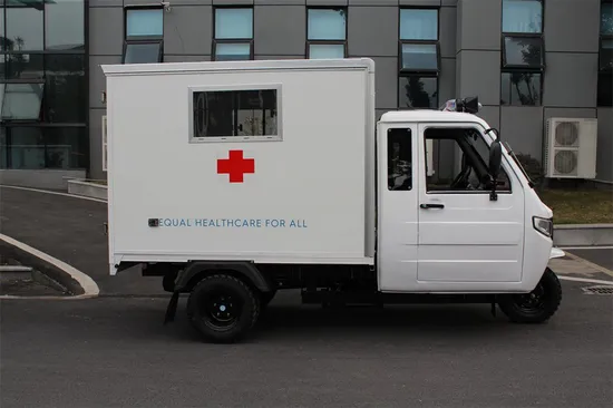 Ambulance Motorcycle Rescue Patient Tricycle Rickshaw for Sale Tricycle 3 Wheels Car