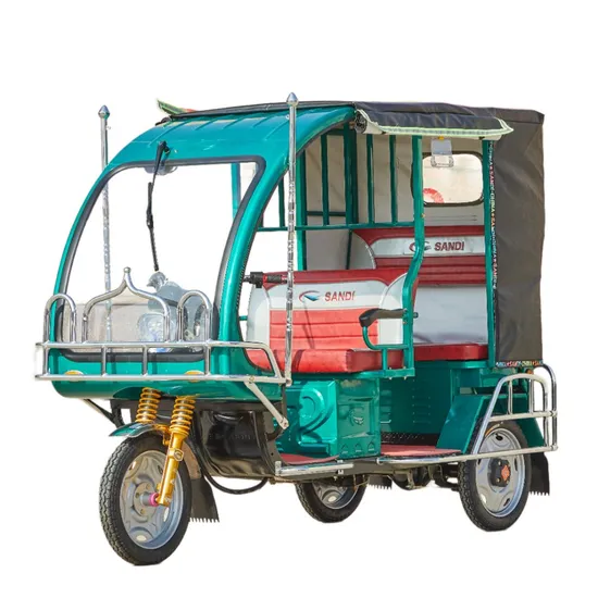 Range Extender Trike 3 Wheel Passenger Tricycle Taxi Electric Rickshaw 