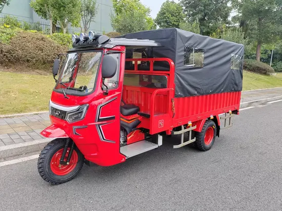 350cc Gasoline Three Wheeler Cargo Motor Tricycle LED Headlight Heavy Loading Trike Electric Motorcycle Cheap Electric Tricycle Motorcycles for Sale 