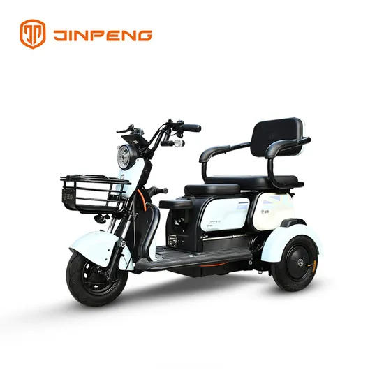 Jinpeng Factory Price Wholesale Passenger Trike Small Leisure Electric Tricycle for Elderly Mobility Scooter with Foldable Seat EEC 