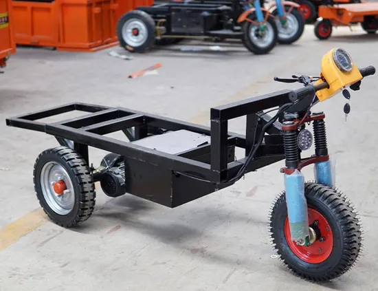 Electric Hand Truck Mini Transport Trolley for Tunnel Kiln Sintering Brick Factory 