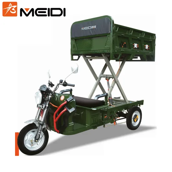 Meidi 1000W Motor Cargo Motorcycle Car Lift Hydraulic Lifting Electric Tricycle 