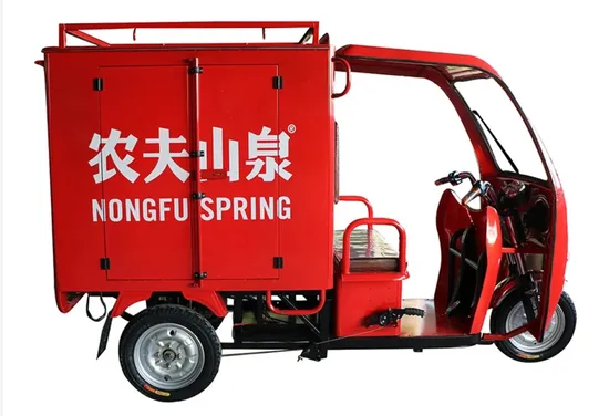 Customized Red Color 400kg Express Delivery Electric Tricycle with 48V52ah Lead Acid Battery 