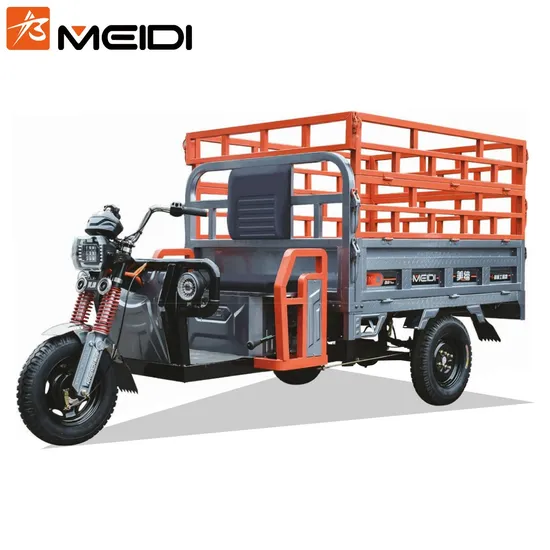 Meidi Well Sell Truck Cargo Electric Tricycle Three Wheel Cargo Motorcycles 