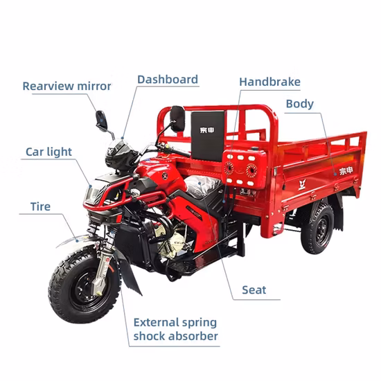 2023 Hot Selling Enclosed Cabin Cargo Electric Tricycles China Wholesale Cheap 800W Motor Cheap Price Three Wheel Tricycle for Cargo