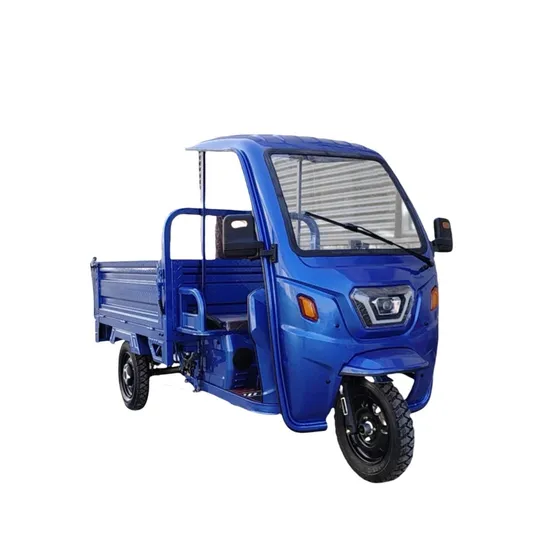 Electric Tricycle with Canopy Freight Tricycle Passenger Tricycle, Easy to Turn Tricycle, Versatile Minivan Electric Tricycle, 1890mm Wheel Base, Easy Steering 